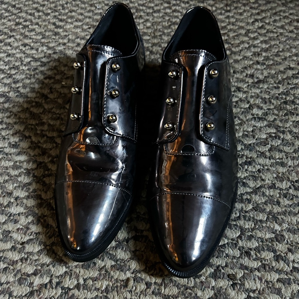 Nine West Dark Chrome Wearable Oxford dress shoes